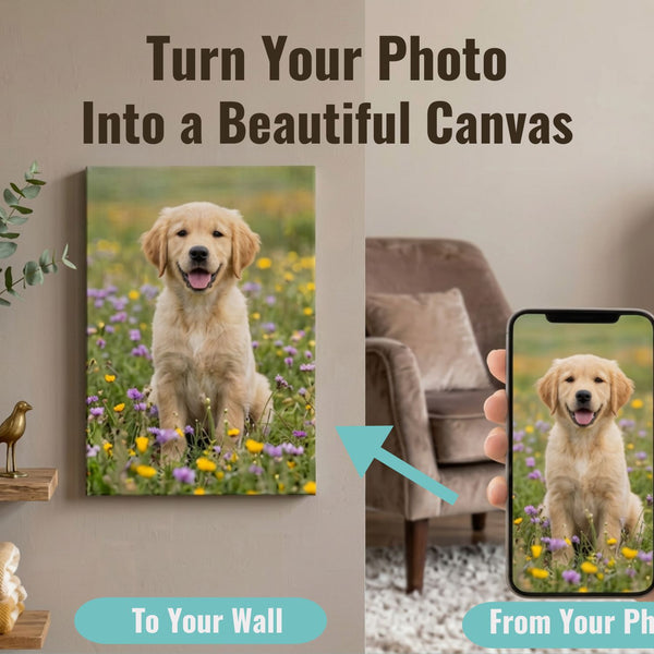 Canvas Prints From Your Photos, Custom Framed Home Wall Art Decor